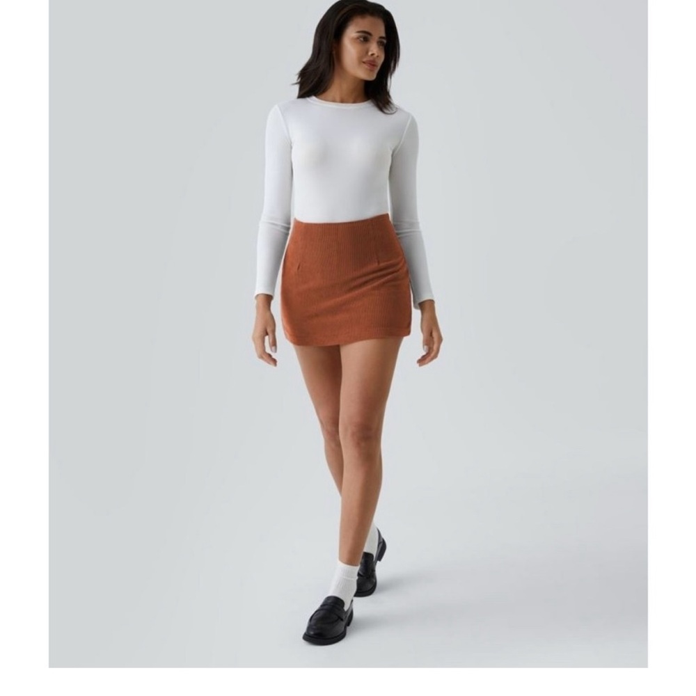 NWT Halara Rust Mini Skort
